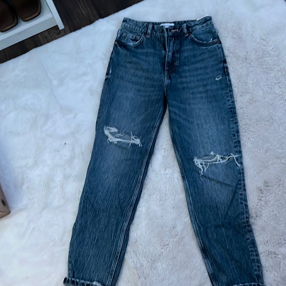 Zara mom jeans